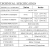 Detector de humo fotoeléctrico de techo 9/35Vdc con contacto de alarma