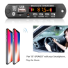 Kit multifunzione 12V 2x3W AJX-019BT FM USB SD Bluetooth 5.0 AUX con telecomando