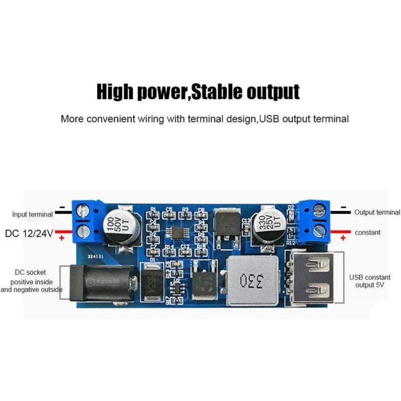 Modulo Convertitore DC-DC - 12V-120V A 1.5V-48V - Abbassatore Di Tensione