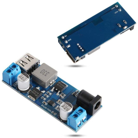 Módulo de fuente de alimentación reductor de conversión de voltaje de 12 / 24V a 5V 5A