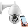 IP-Kamera WiFi + Ethernet 1080P Full HD IP66 Pan Tilt Zoom 4X DC 12V