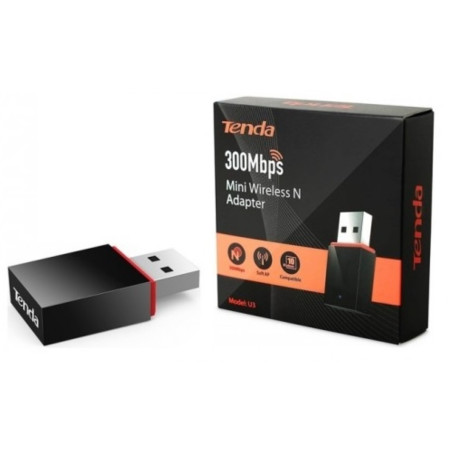 Adattatore scheda di rete Nano Wi-Fi USB 300 Mbps Tenda