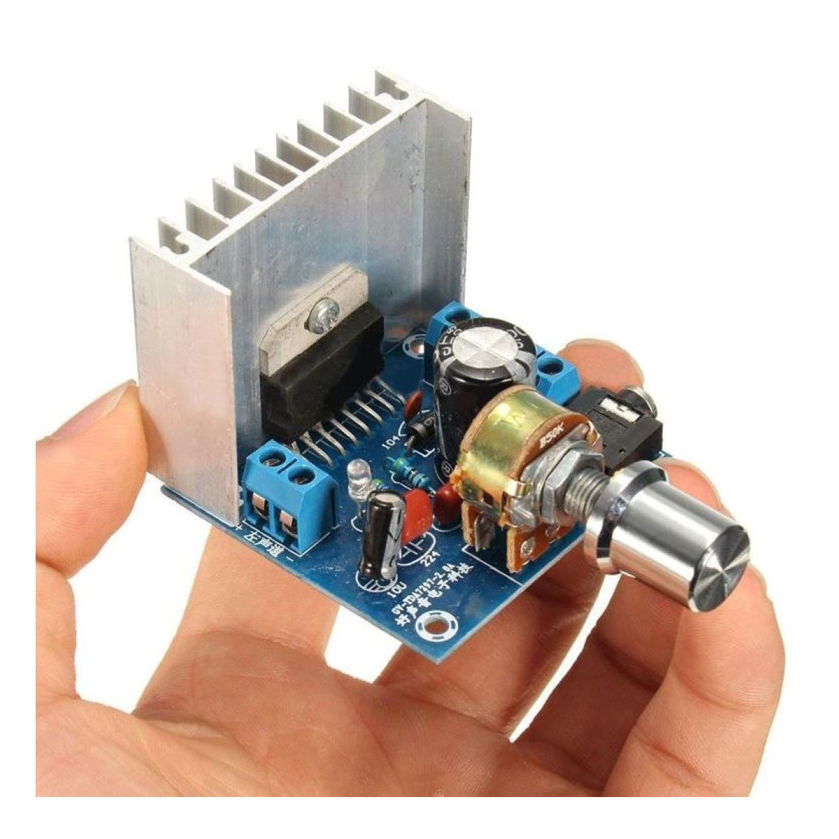 Amplificador Junta DIY Kit DC12V 2.0 Dual-Channel Audio Módulo Kits 15W+15W