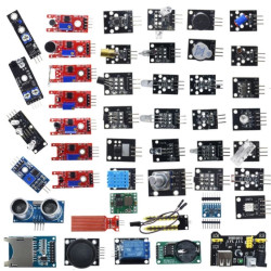 Set of 45 sensors and accessories for Arduino and embedded systems