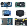 Set de 45 sensores y accesorios para Arduino y sistemas embebidos