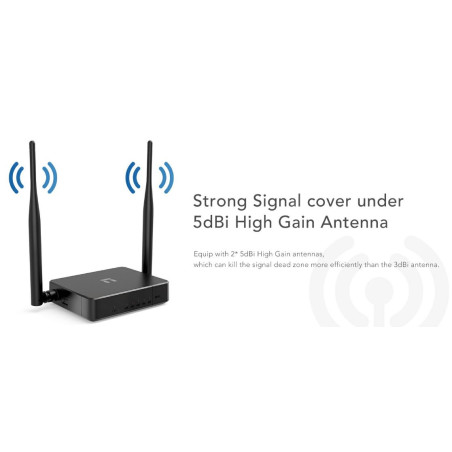 Router inalámbrico Stonet W2 300Mbps con función de repetidor