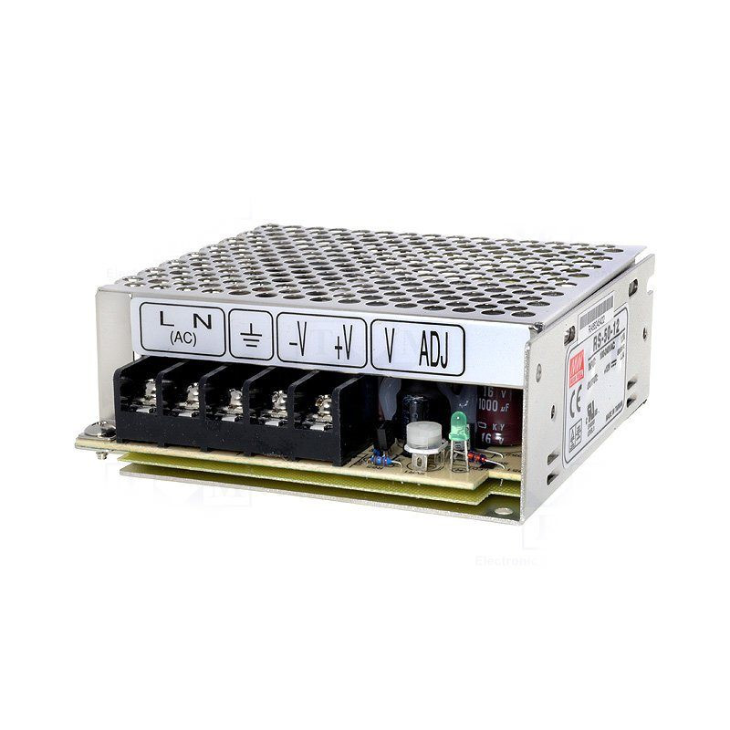 12V DC 2.1A RS-25-12 stabilized universal switching power supply