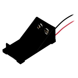9V 6F22,6LR61 battery holder container with 150mm conductor wires