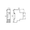 Interruttore temporizzatore luce scale modulo DIN TH35 AS 1-7M Kanlux