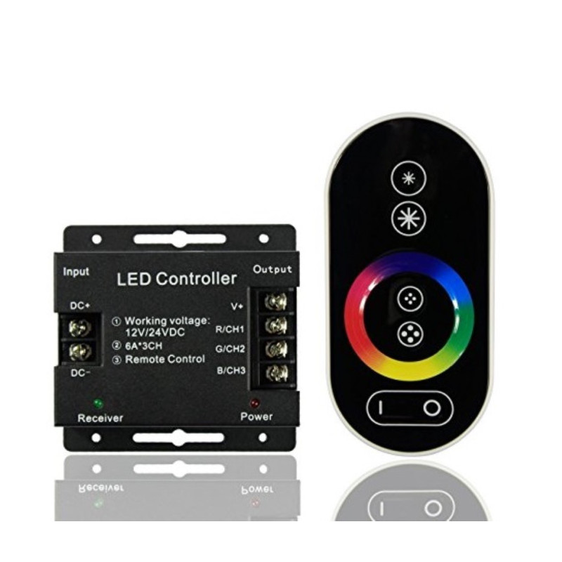 Led Controller Touch - Télécommande et unité de contrôle pour bandes LED RGB