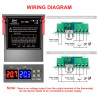 Doppio Termoregolatore STC-3008 110-220V con doppia sonda di temperatura