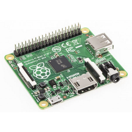 PC integrado Raspberry PI A + ARM 700MHz 256MB RAM, USB, micro SD, HDMI