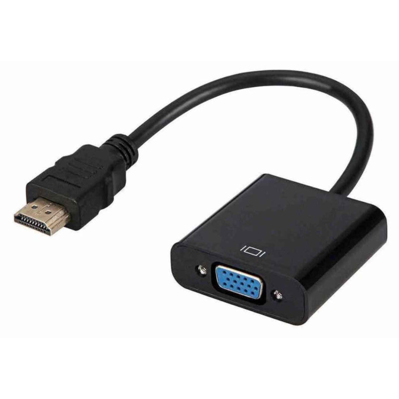 Adaptador de vídeo HDMI a VGA 1080p