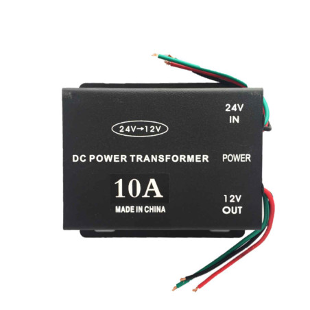 Réducteur de tension DC de 24V à 12V 10A pour véhicules, bateaux, camions