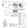 Filtro de red antiinterferencias EMI para electrodomésticos 250V 10A