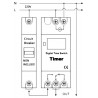 7 Days Digital Weekly Timer LCD Programmable 16A relay DIN mounting