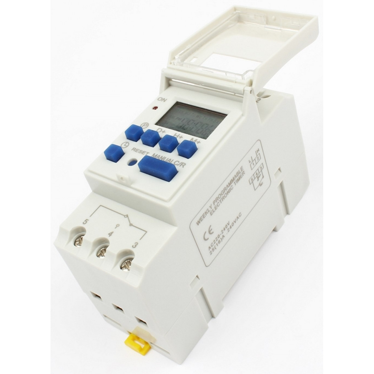 Maclean MCE09 Timer Digitale Programmabile sulla Guida DIN | Leroy Merlin Maclean MCE09 Timer Digitale Programmabile sulla Guida DIN | Leroy Merlin