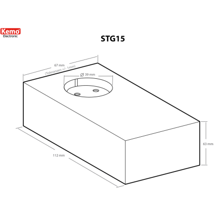 Stecker Schuko Steckdosengehäuse schwarz 112 x 67 x 63 mm