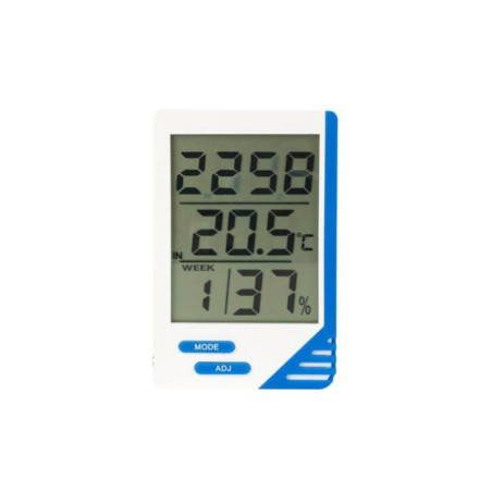 Thermometer und Hygrometer mit Datum und Uhrzeit