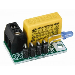 Compact indicator for voltage presence blue LED power supply 100-240V AC 50-60Hz