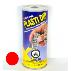 Pot en caoutchouc liquide rouge Plasti Dip® 429ml Résistance aux UV et à l'atmosphère