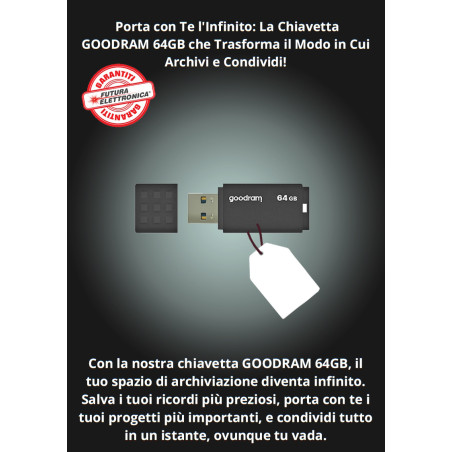 Chiavetta GOODRAM 64GB – USB 3.0