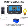 PWM Solarladeregler 12/24 V 10A