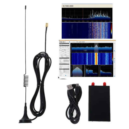 KIT SDR USB RTL2832U + R820T2 0,1-1700MHz logiciel RF DVB-T AM FM DAB HF VHF UHF