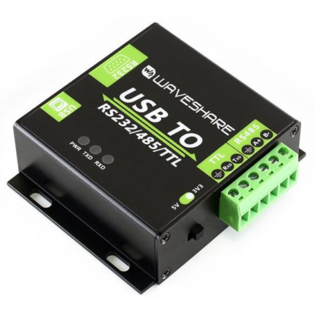 Professional USB to RS232-485-TTL converter with isolation and TVS protections
