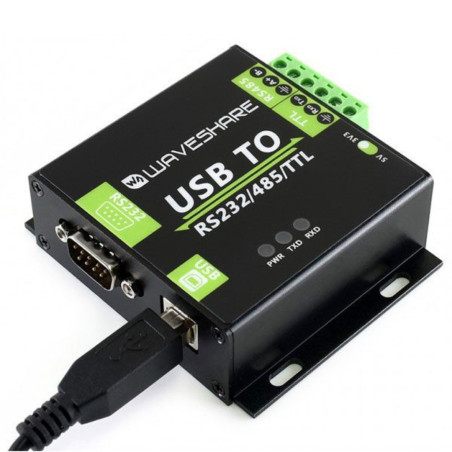 Professional USB to RS232-485-TTL converter with isolation and TVS protections