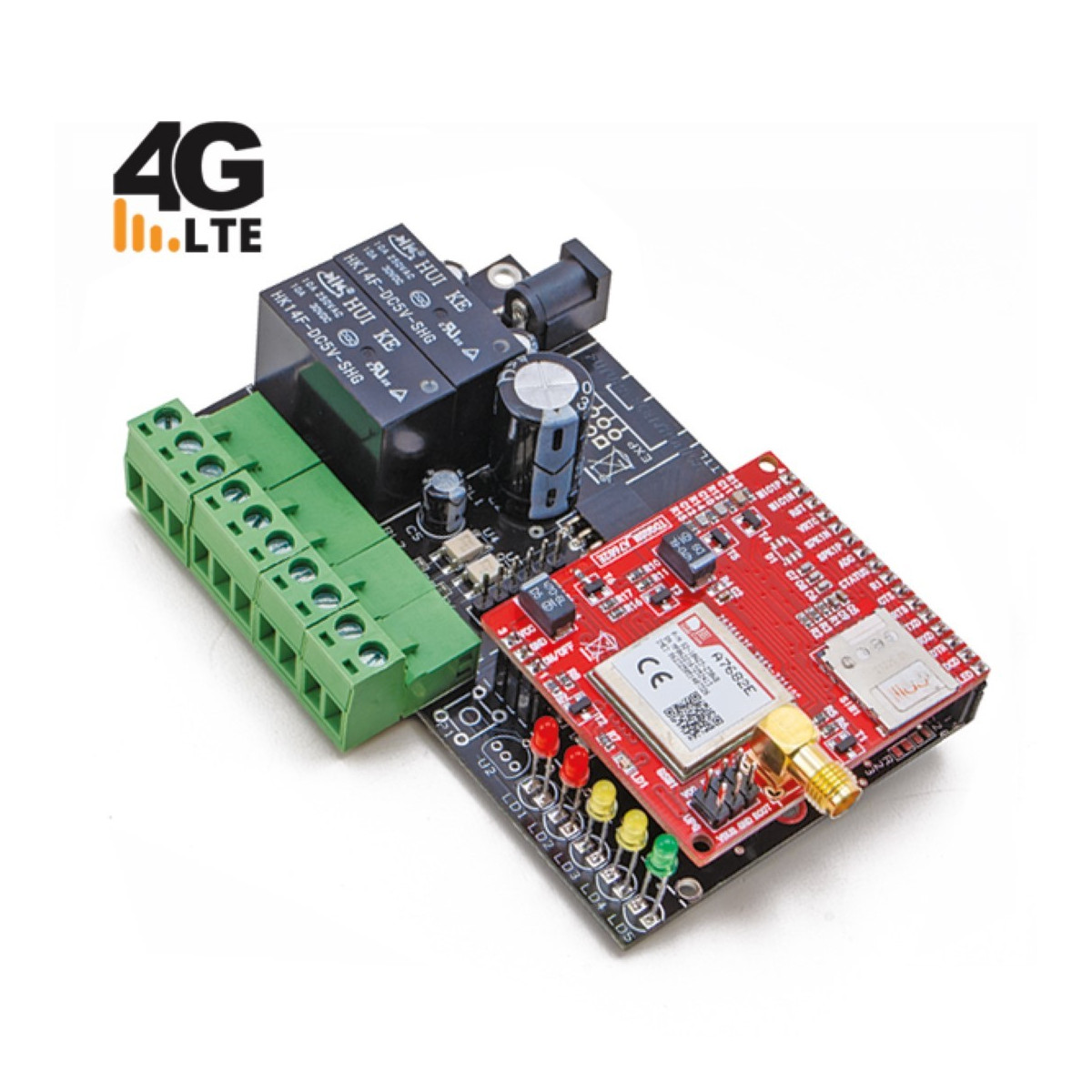 Décodeur DTMF 4 Canaux 12V - Télécommande Par Téléphone, Protection Inverse De Polarité - Neuf