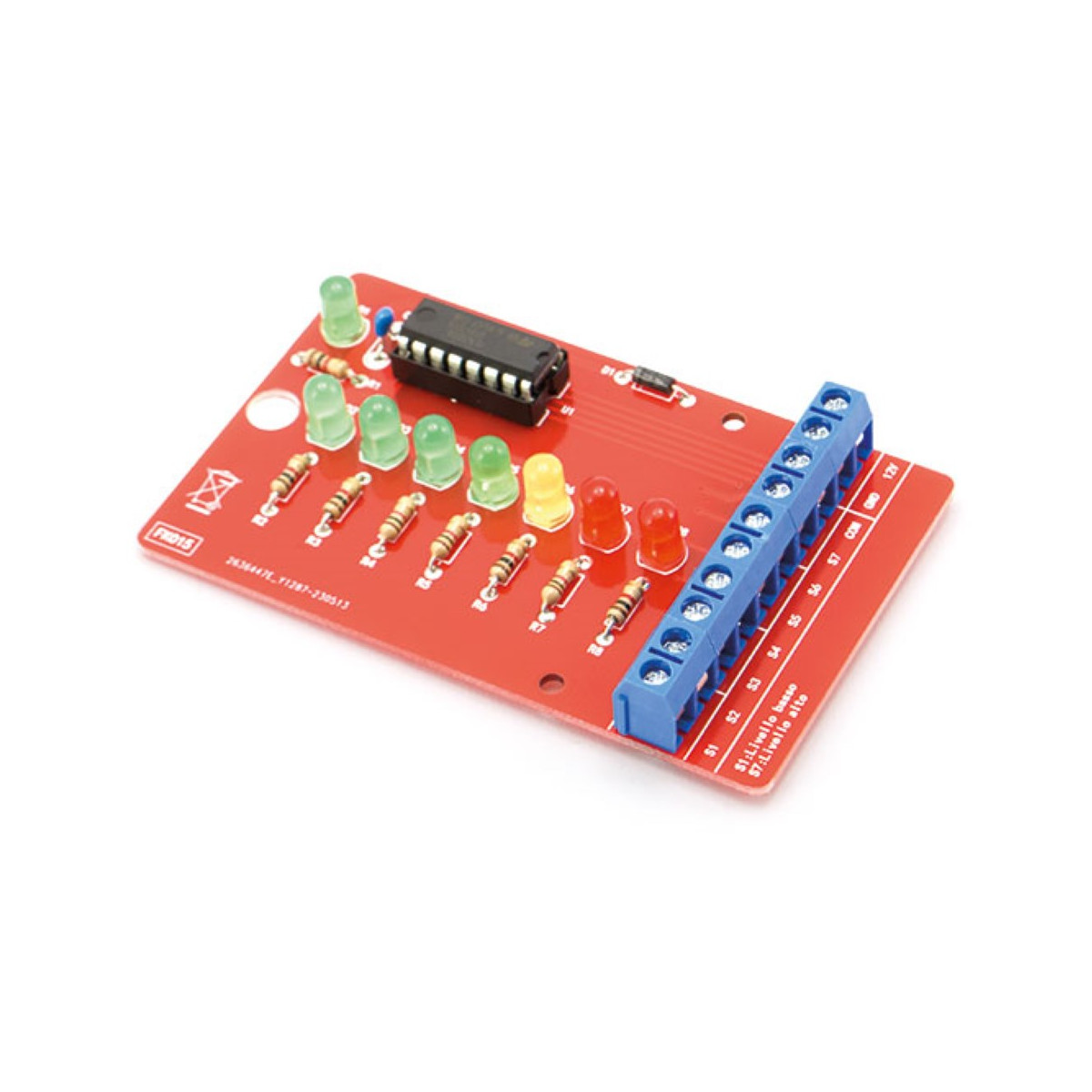 Liquid Container Level Indicator Liquid level indicator KIT for tanks with 7 colored LEDs