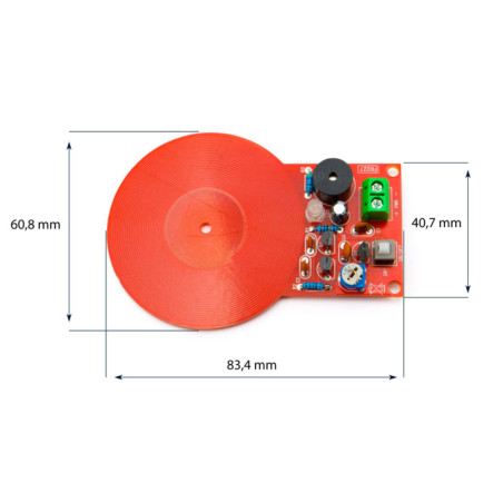 Compact and versatile metal detector KIT