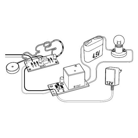 12V DC relay module KIT for Arduino and embedded systems with 3-12V DC out