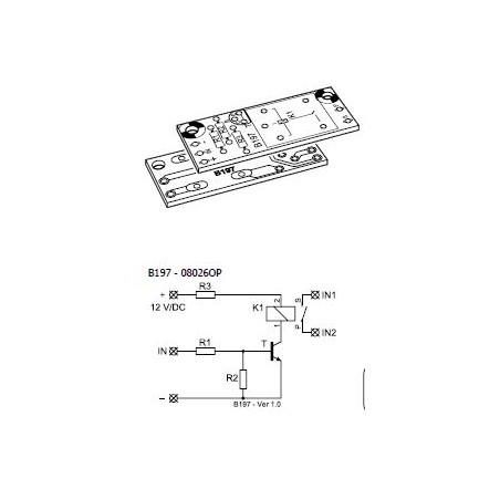 12V DC relay module KIT for Arduino and embedded systems with 3-12V DC out