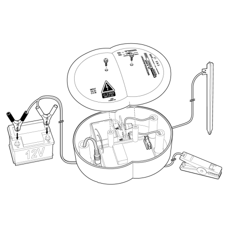 Impulsive high voltage generator for medium-large size animal deterrent fences