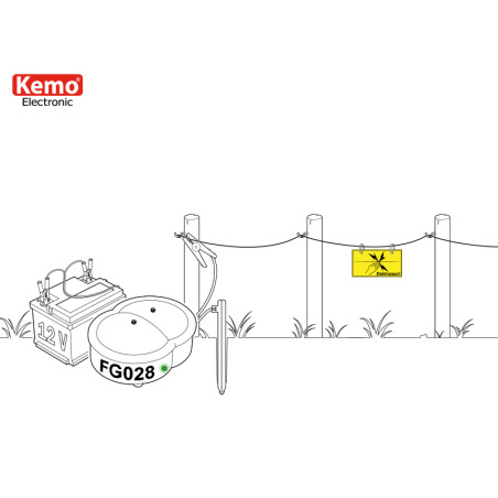 Impulsive high voltage generator for medium-large size animal deterrent fences