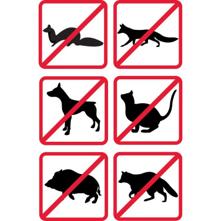 Repellente disturbatore ultrasuoni animali piccola taglia alta potenza 4 trasduttori 