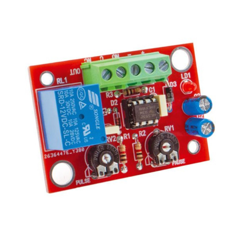 KIT Module minuterie pour intermittence réglable