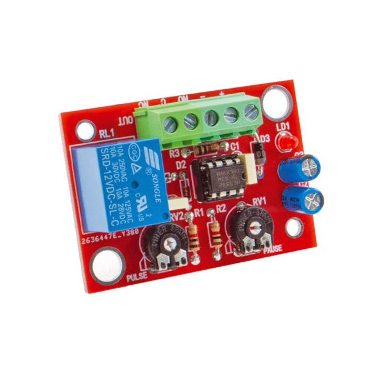 Timer A Gettoni A 4 Cifre, Scheda Timer Di Controllo Per Gettoniera Selettore Pompa Acqua Lavatrice Macchine Da Gioco Poltrone Massaggianti - 4