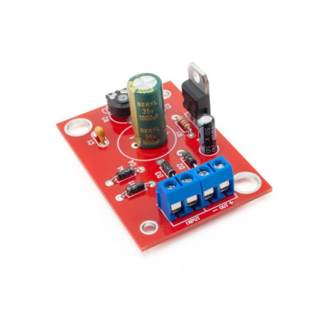 Stabilized power supply KIT from 1.5 to 35 V