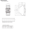 Fuente de alimentación Mean Well HDR-30-12 DIN, 12 V CC, 2 A, 24 W