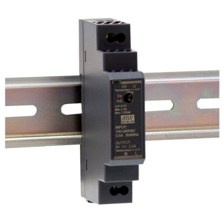 Mean Well HDR-15-12 DIN-Netzteil, 12 V DC, 1,25 A, 15 W