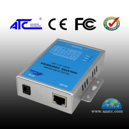 Convertisseur ATC-108N RS232 vers RS485/RS422 avec isolation galvanique 3500 V