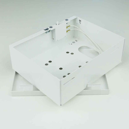 Coffret en métal Coffret en métal 125 x 155 x 52 mm avec interrupteur anti-sabotage