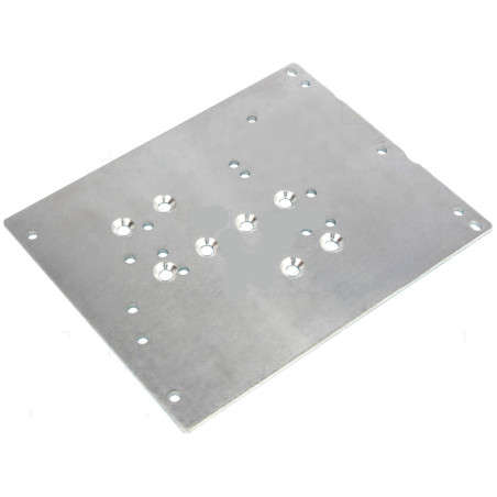 130 x 104 mm Metallplattenhalterung für Schaltnetzteile im Metallgehäuse
