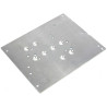 Supporto piastra metallo 130 x 104mm per alimentatori switching in case metallico