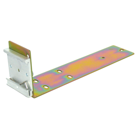 Supporto barra DIN in metallo mensola 19cm per alimentatori switching in case metallico