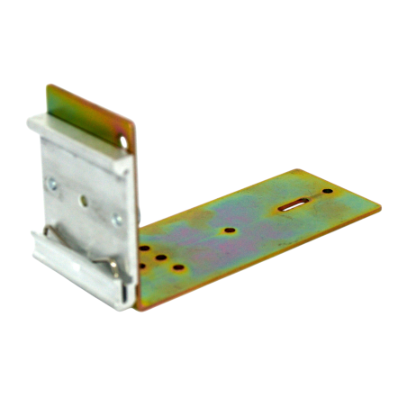 Supporto barra DIN in metallo mensola 11cm per alimentatori switching in case metallico