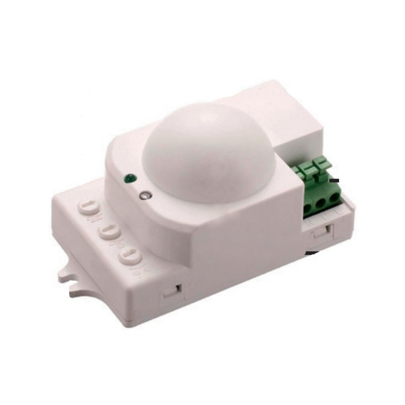 Microwave Motion Sensor + Twilight Sensor Internal Mounting of 230V Lamps